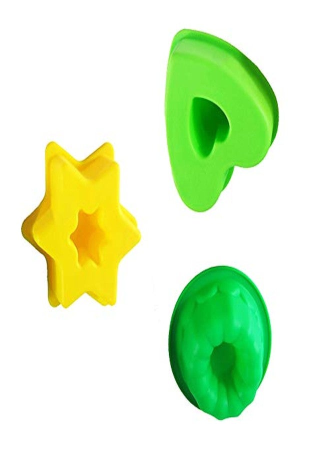 Nema NM Nema Heart, Star, Flower Silicone Mould - 3 Pcs - Image 2