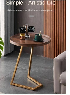 Generic Modern C Shaped End Table,Small Side Table Coffee Table for Small Space, Round Couch Side Table Slim Bedside Table for Living Room, Bedroom,Bedroom  - Image 2