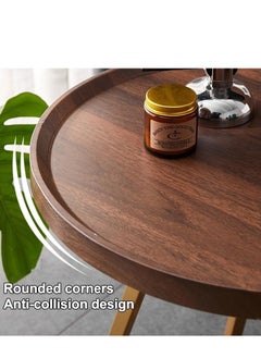 Generic Modern C Shaped End Table,Small Side Table Coffee Table for Small Space, Round Couch Side Table Slim Bedside Table for Living Room, Bedroom,Bedroom  - Image 4