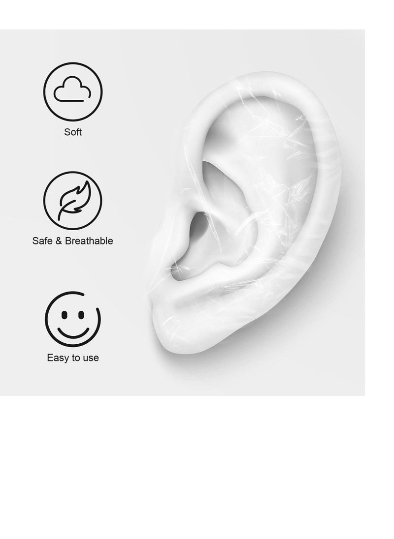 Excefore Waterproof Ear Stickers, Baby Waterproof Ear Protector, Newborn Ear Protection for Swimming Showering Surfing Snorkeling and Other Water Sports Kids Size（50 Pack）  - Image 2