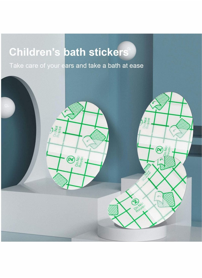Excefore Waterproof Ear Stickers, Baby Waterproof Ear Protector, Newborn Ear Protection for Swimming Showering Surfing Snorkeling and Other Water Sports Kids Size（50 Pack）  - Image 3