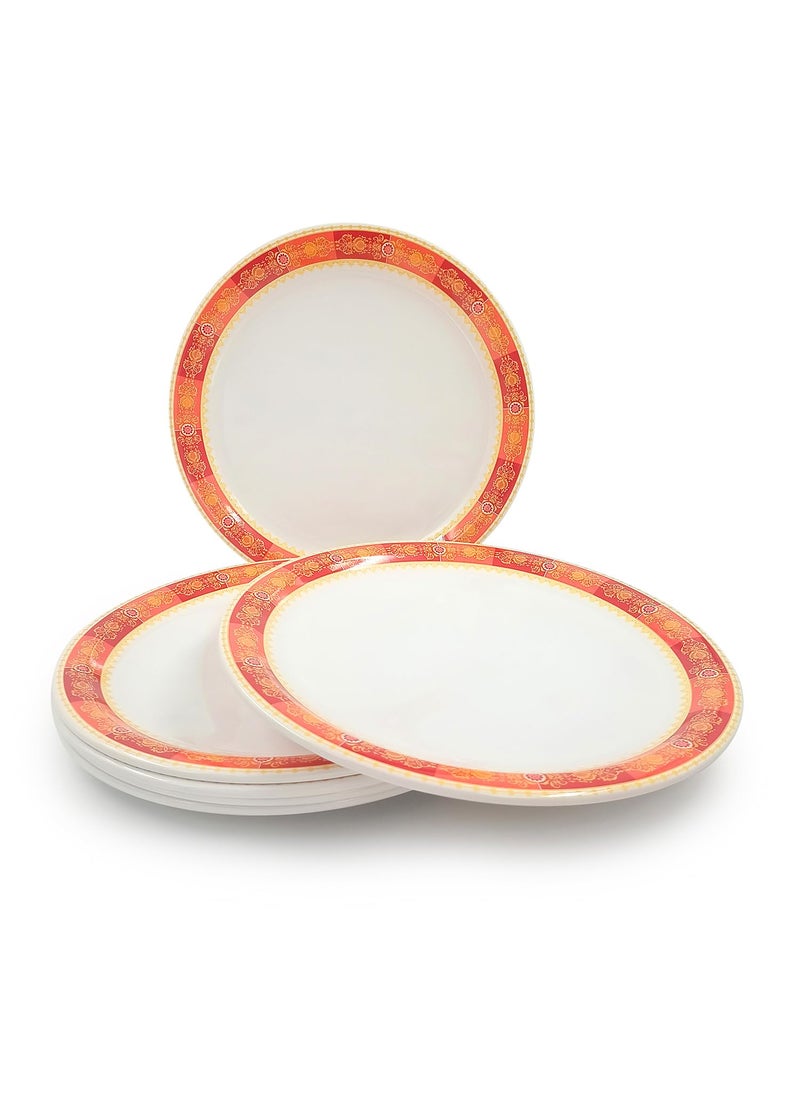 Superware Superware | Pure Melamine | Buffet Plate Set – Goldhill 12.5” (6 nos.) | Stain Free, Glazed Finish  - Image 4