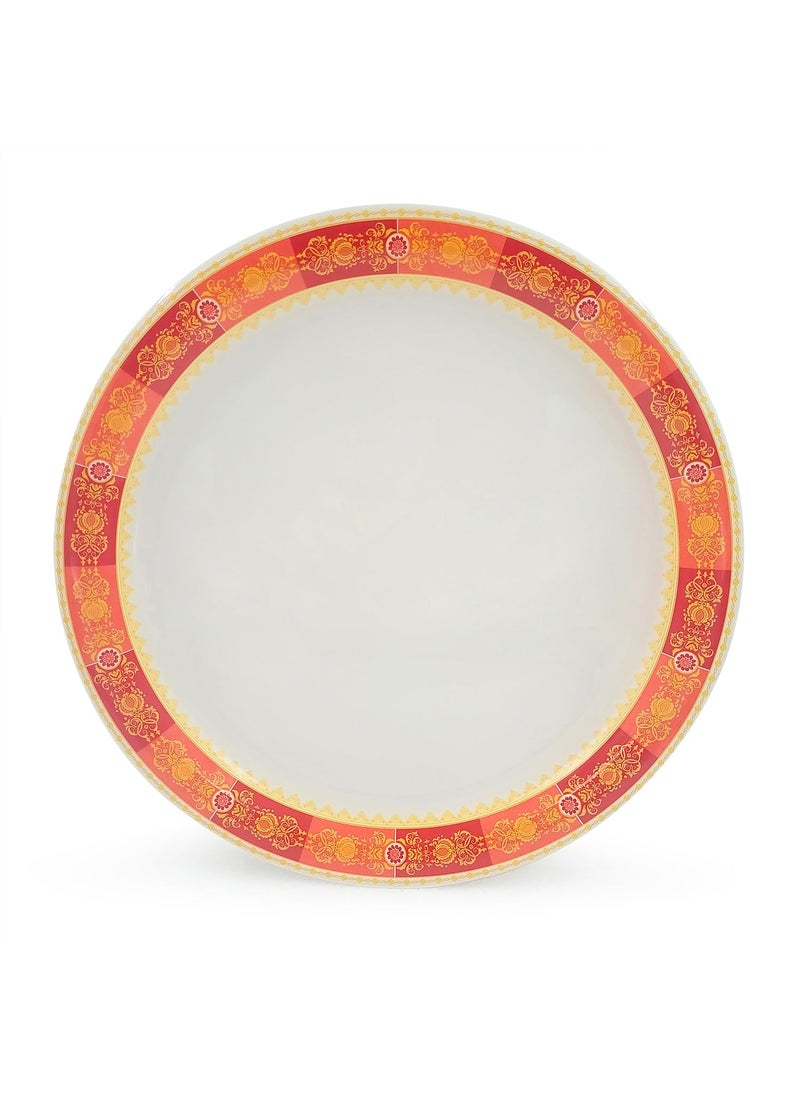 Superware Superware | Pure Melamine | Buffet Plate Set – Goldhill 12.5” (6 nos.) | Stain Free, Glazed Finish  - Image 3