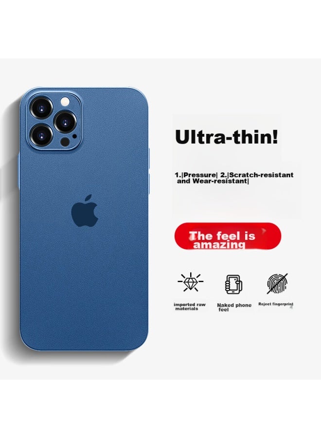 Neyaa Nai Xiao Ya Iphone 12 Pro Case, Iphone 12 Pro Protective Cover, Full Lens Protection, Ultra-thin, Transparent, Frosted, Shockproof Soft Case For Men And Women, Sea Blue - Image 1