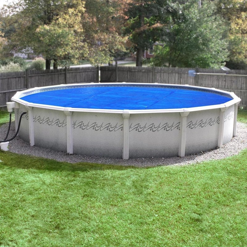 Robelle 18 Ft Blue/Silver Extra Heavy Duty Solar Cover for Above Ground Pool, Pool Solar Cover, 8-Mil Thick, 5-Year Warranty, Made in USA - Image 2