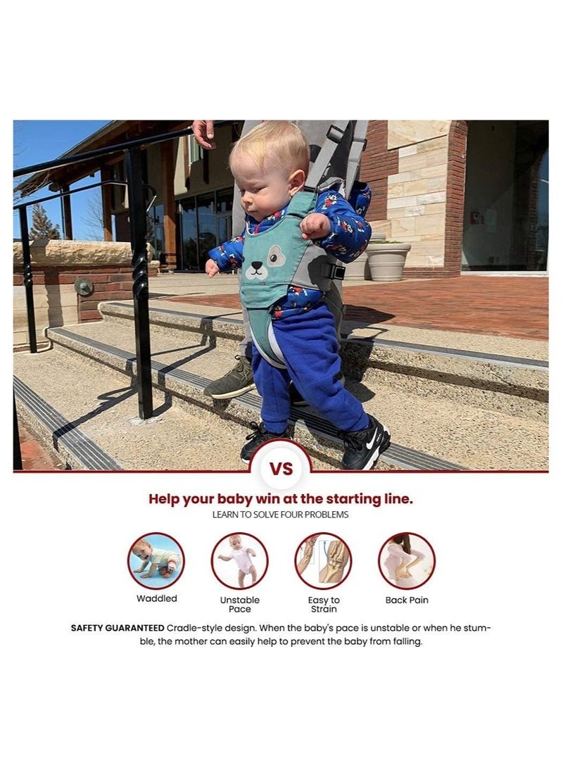 Y&D Baby Walking Harness, Adjustable Kids Walker Helper, Toddler Infant Harness Assistant Belt, Child Learning Walk Support Assist Trainer, Detachable for 6-36 Months  - Image 5