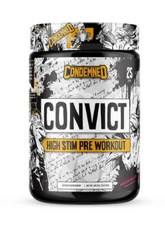 Condemned Laboratoriez Convict NEW High Stim Pre-Workout Watermelon  - Image 1