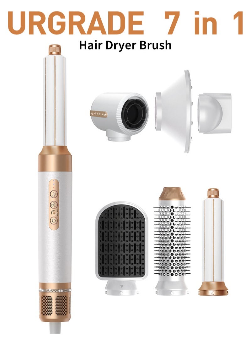 BESTIS - 7 In 1 Hair Dryer Brush Styling Tools Set 1400W Hot Air Hair Curler Styler with Straightening and Curling Wands, Ionic Blow Dryer with 110,000 RPM Motor for Women Hair Types - Image 1
