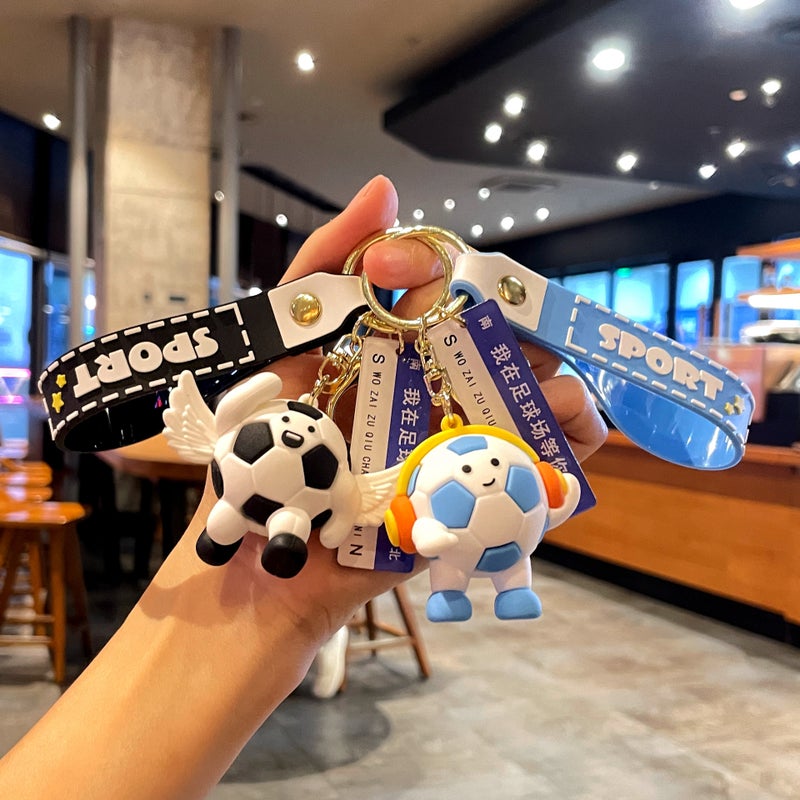 Original World Cup Music Running Football Keychain - Perfect Gift for Sports Fans - Image 2