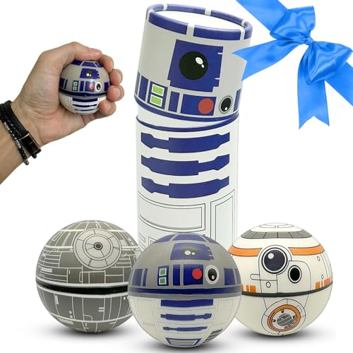 NINOSTAR StarWar Stress Balls Set - Pop Fidget Toy for Kids and Adults, Relief Fidget, Anti Squeeze Use Play/Decor/Help Relieve Stress/Improve Concentation Focus - Image 5