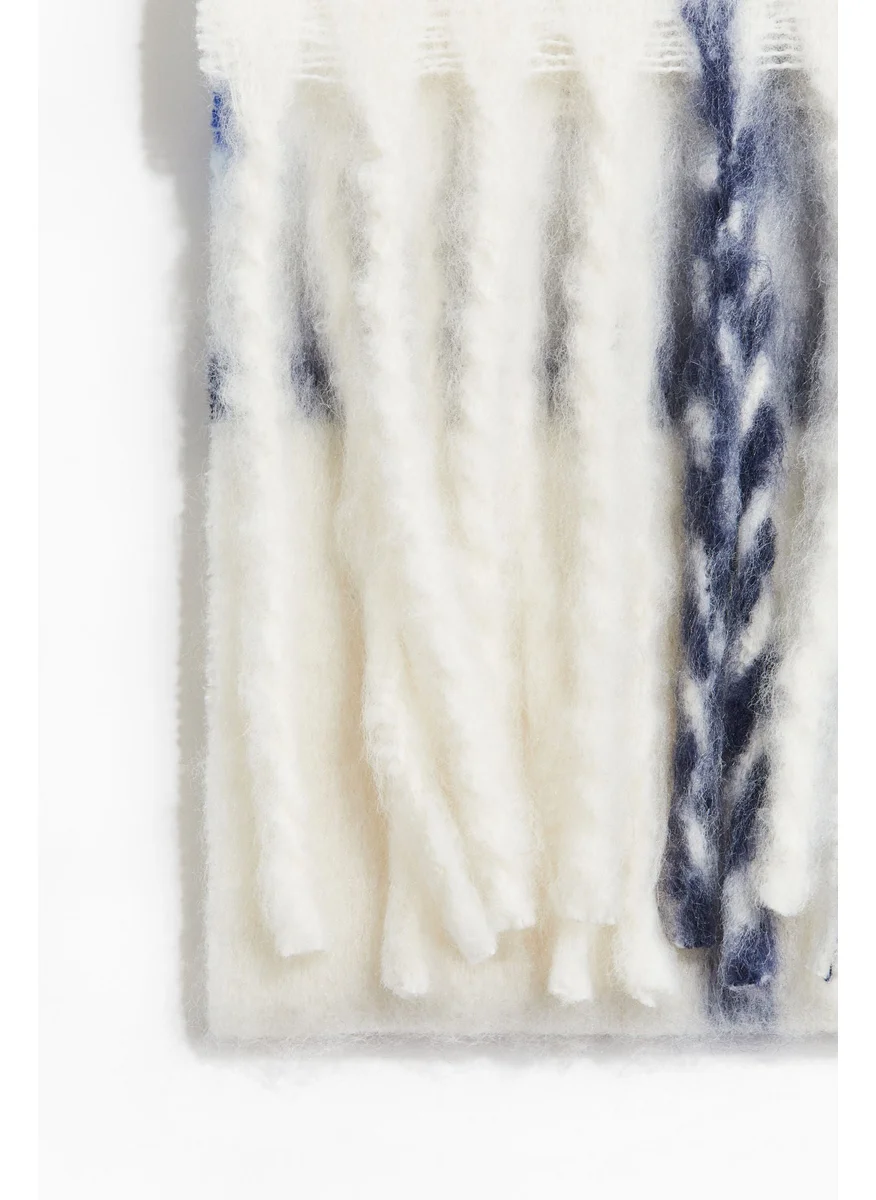 اتش اند ام Fringed Scarf