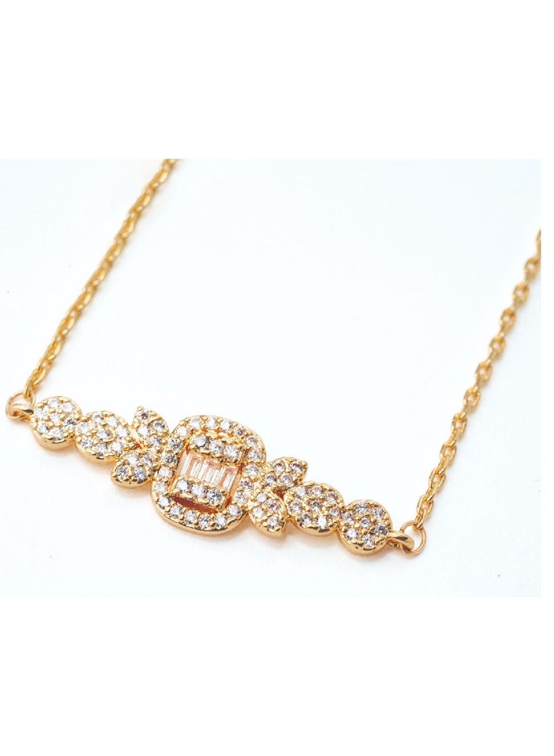 AMICA Embellished Stone Chain Bracelet - Image 2