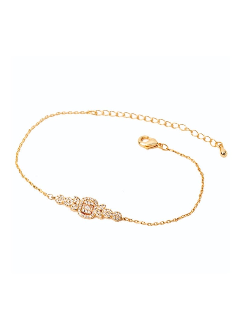 AMICA Embellished Stone Chain Bracelet - Image 1