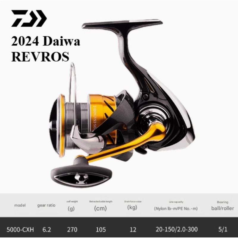 دايوا بكرة صيد 2024 Daiwa Revros LT 5000CXH 6.2:1 - Image 1