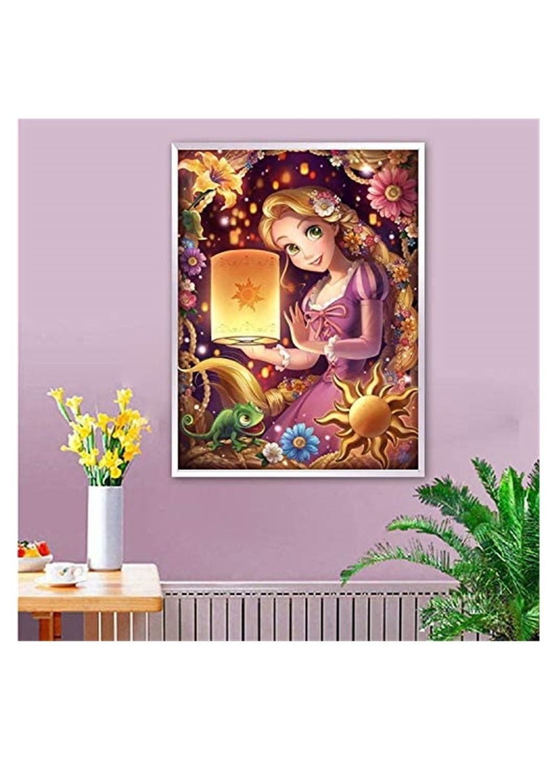 NIBEMINENT DIY 5D Diamond Painting Princess Pattern 11.8*15.7 Inch - Image 3