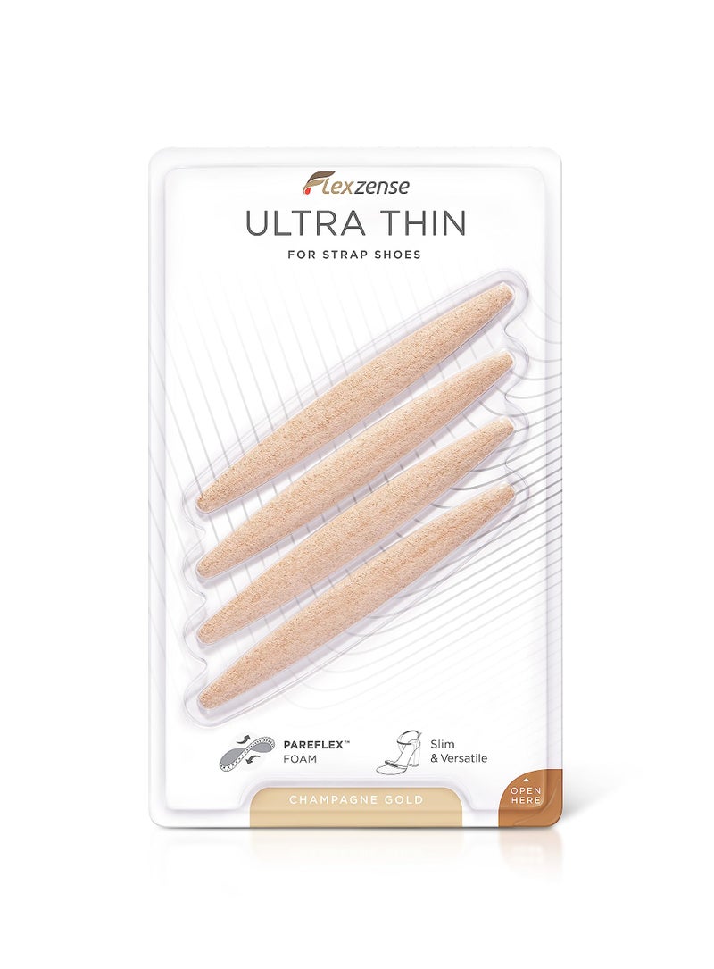 FLEXZENSE Ultra Thin | Protect Against Any Irritable Seams, and Straps | 4 Pieces (Champagne Gold) - Image 1