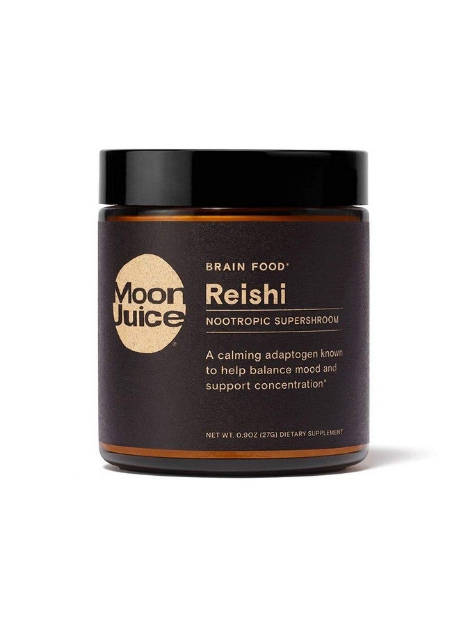 Moon Juice Reishi Organic Reishi Mushroom Powder Extract (700mg 1,3 and 1,6 Beta-Glucans per Serving) - Supports Mood, Concentration & Healthy Immune System - Vegan, Non-GMO (1.3oz) - Image 1