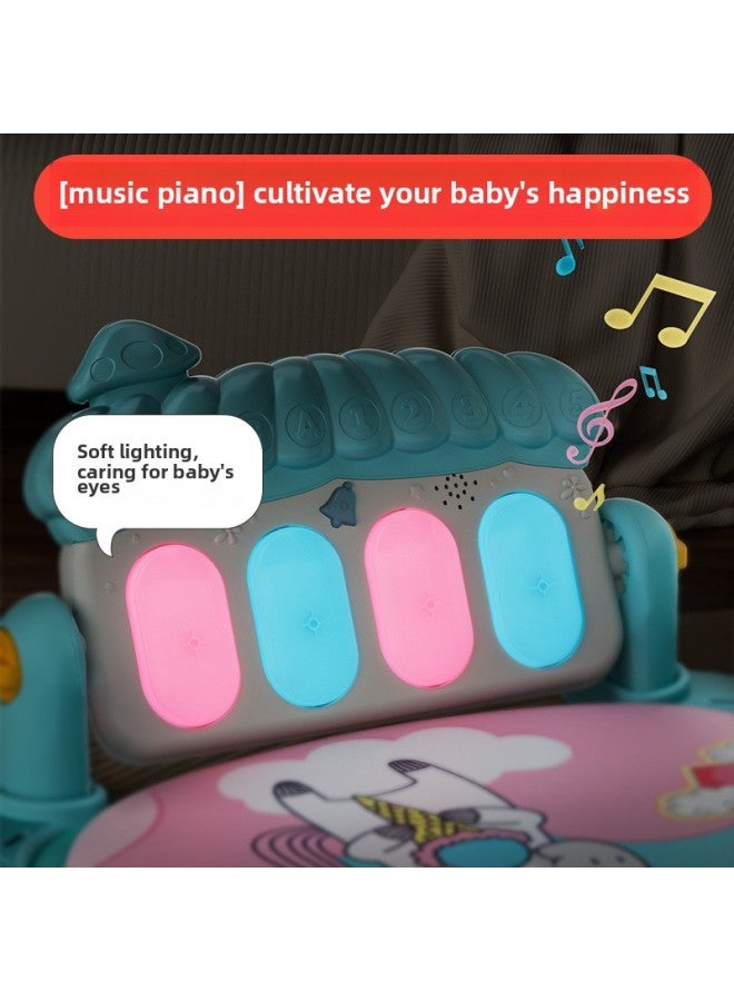 Baby Pedal Piano Fitness Rack Baby Baby Children Music Early Education Toys Three Months Wholesale-Color:[guardrail Upgrade] Free Battery Screwdriver  - Image 4