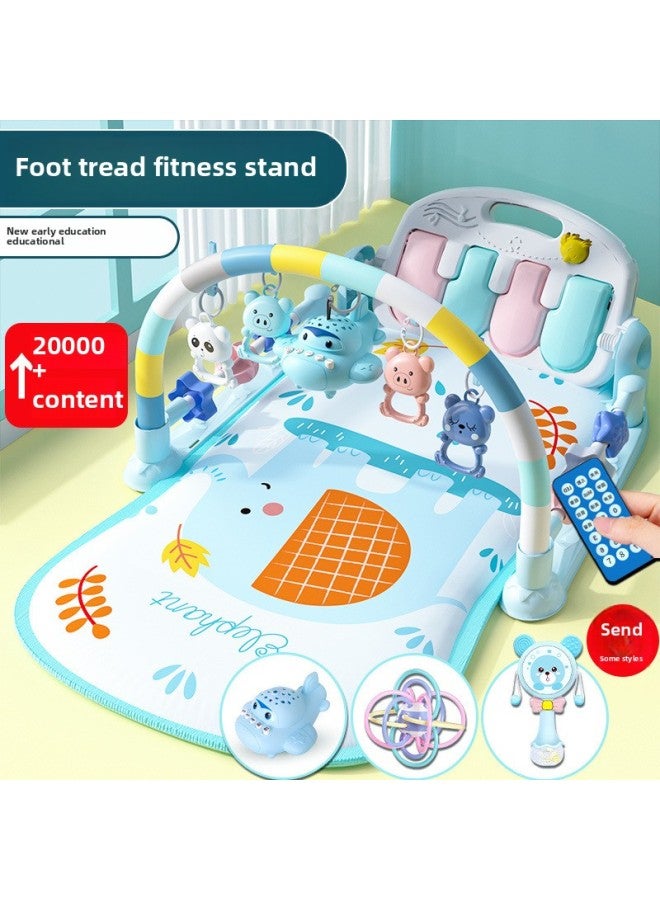 Baby Pedal Piano Fitness Rack Baby Baby Children Music Early Education Toys Three Months Wholesale-Color:[guardrail Upgrade] Free Battery Screwdriver  - Image 2