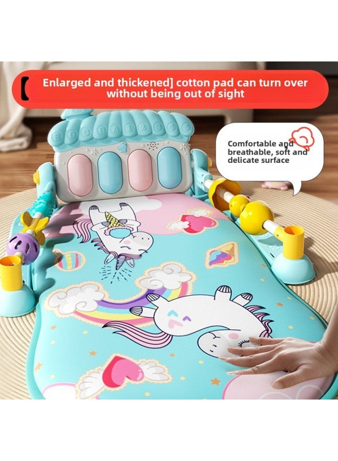 Baby Pedal Piano Fitness Rack Baby Baby Children Music Early Education Toys Three Months Wholesale-Color:[guardrail Upgrade] Free Battery Screwdriver  - Image 3