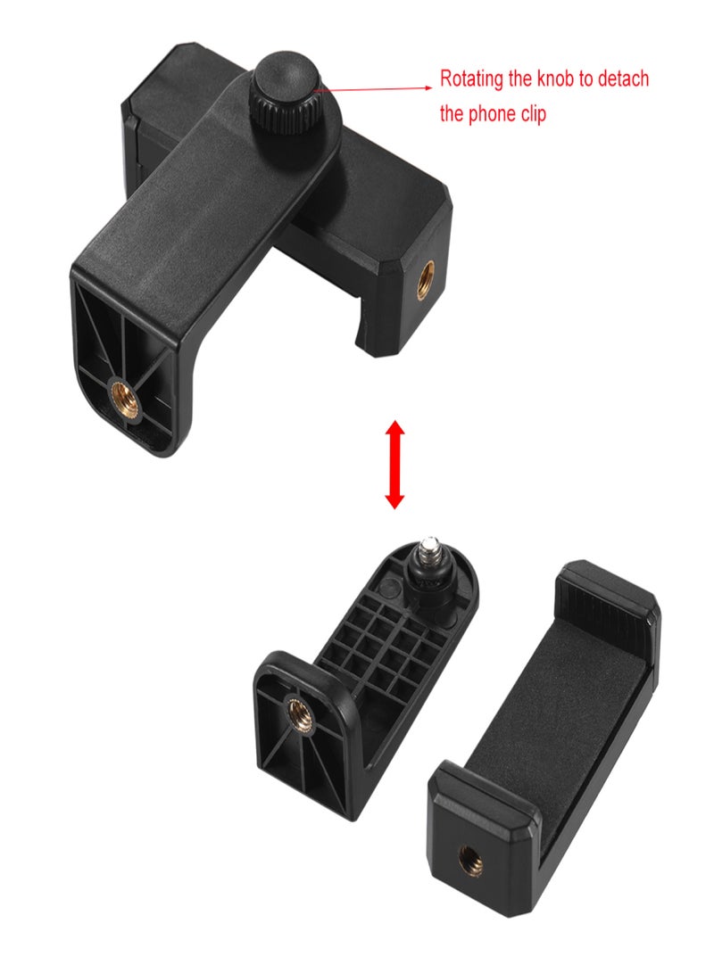Universal Mini Phone Tripod Stand Handheld Grip Stabilizer with Adjustable Smartphone Clip Holder Bracket for iPhone 7 Plus/7/6/6 Plus/6s/ for Samsung Galaxy S7/S6  - Image 4