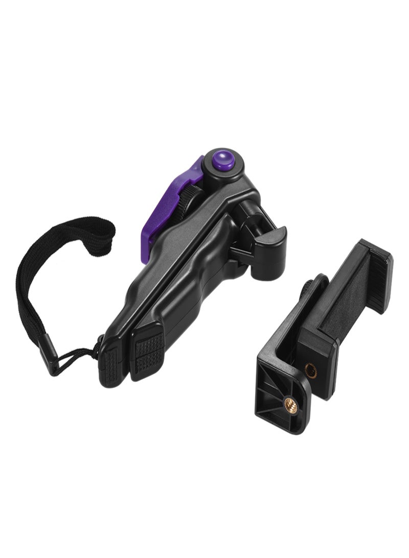 Universal Mini Phone Tripod Stand Handheld Grip Stabilizer with Adjustable Smartphone Clip Holder Bracket for iPhone 7 Plus/7/6/6 Plus/6s/ for Samsung Galaxy S7/S6  - Image 3