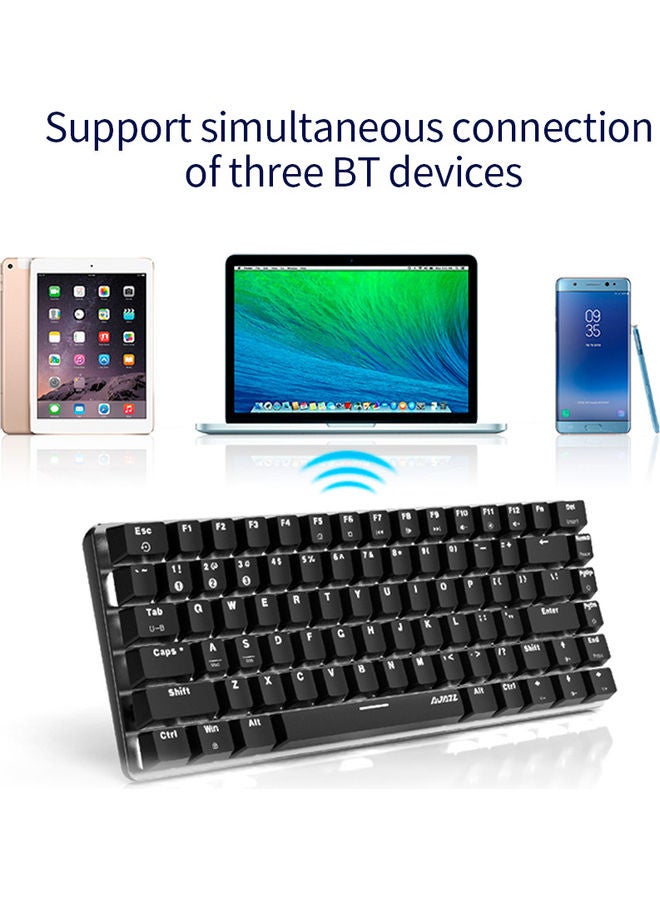 آجاز أغطية سميكة من مادة PBT من 82 مفتاحاً للوحة المفاتيح أسود - Image 2