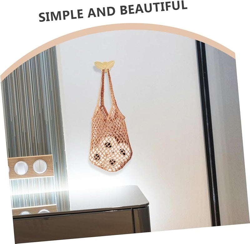 Leaf Shaped Wall Hooks 2 Pack Decorative Coat Hat Towel Hangers For Bathroom Kitchen Garage - Image 4