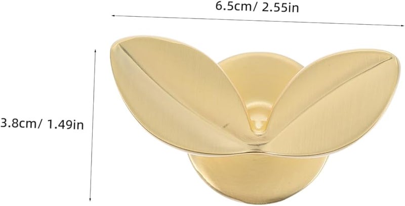 Leaf Shaped Wall Hooks 2 Pack Decorative Coat Hat Towel Hangers For Bathroom Kitchen Garage - Image 3