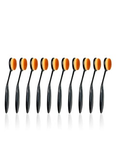 UNIMEIX UNIMEIX 10 Pcs Craft Ink Blending Brushes Set Tool Card Making Supplies Blender Brush for Card Making（Size 4, 0.82" Brush Head）  - Image 1
