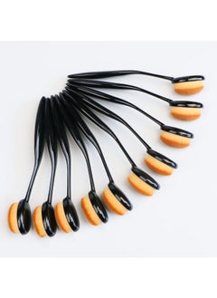 UNIMEIX UNIMEIX 10 Pcs Craft Ink Blending Brushes Set Tool Card Making Supplies Blender Brush for Card Making（Size 4, 0.82" Brush Head）  - Image 5