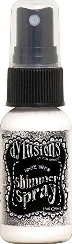 Dylusions Ranger Dylusions Shimmer WHT, White Linen, 1 Fl Oz (Pack of 1) - Image 3