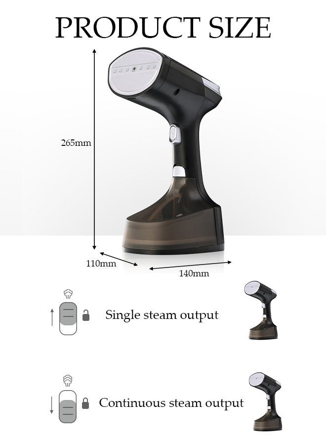 DUNISO Handheld Steam Iron, 1600w High Power For 25 Seconds Quick Heated,Equipped 350ml Big Water Tank, Portable Steamer Iron for Home and Travel - Image 4