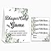 Gihyan Baby Shower Game Set Diaper Cake Games1 Standing Sign 50 Find Cards Neutral Greenery Find How Many Diapers Party Game Eucalyptus Gender Reveal Party Favor DecorA01 - Image 3