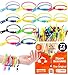 UpBrands 72 Classroom Rewards Party Favors for Kids Friendship Zipper Bracelets 75 Sensory Bulk Set Fidget Toys Easter Basket Stuffers Kit for Valentine Birthday Goodie Bag Easter Egg Fillers - Image 2