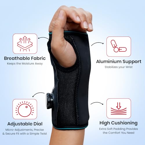 AGEasy (Max Group) Adjustable Wrist Hand Brace for Men & Women – Lightweight Wrist Support for Pain Relief, Stabilization & Recovery, Ideal for Arthritis, Sprains, Tendonitis & Carpal Tunnel Syndrome (Left) - Image 3