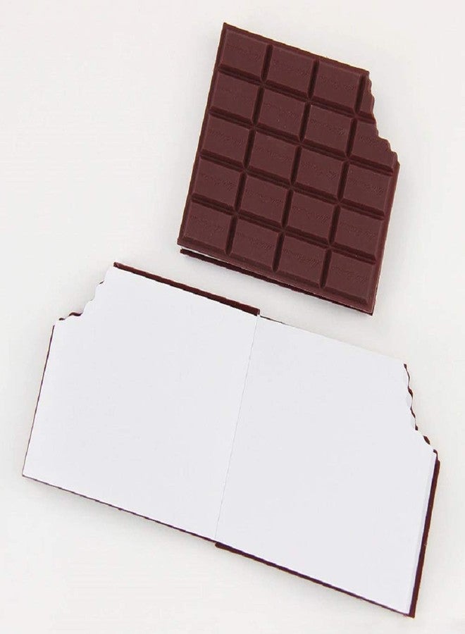 Geekmonkey Scented Chocolate Shaped Personal Desk Notepad Memo Book Small Diary Chocolate Shape Cover of a Memo pad/Notepad (Chocolate Notebook)(Brown) - Image 3