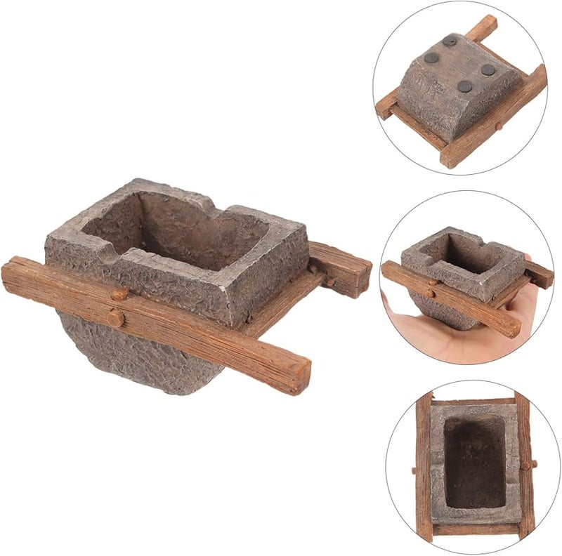 Resin Ashtray Holder Creative Desk Decor Funny Cigarette Ash Container Storage - Image 5