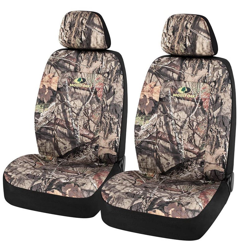 Mossy Oak Camo Seat Covers Low Back  Made with Cotton Twill Airbag Compatible Universial Fit Most Bucket Seats  Official Licensed Product