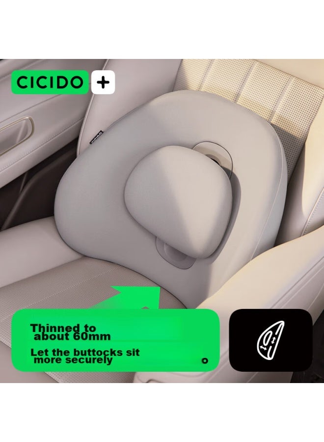 Cicido Four-way Adjustable Lumbar Support Set, Car Headrest, Neck Pillow, Car Seat Cushion, Office Lumbar Support Pad - Image 5
