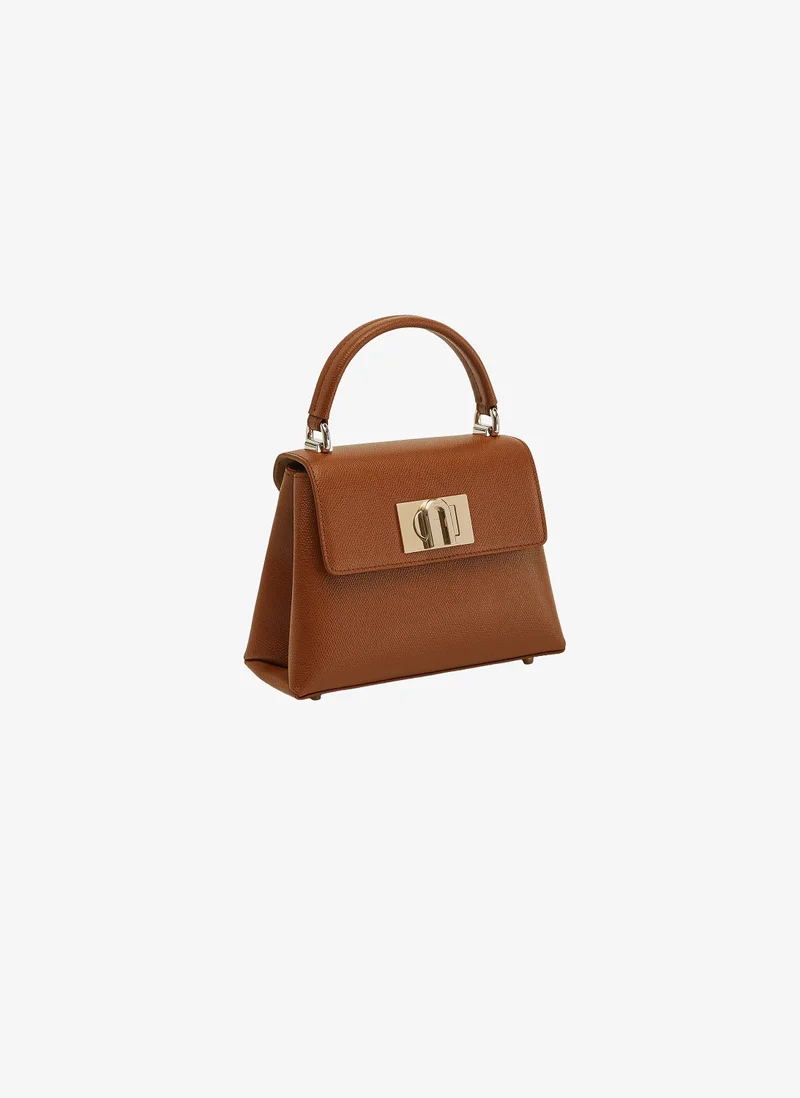 Furla Brown 1927 Cognac Top Handle - Mini for Women | Best Price UAE