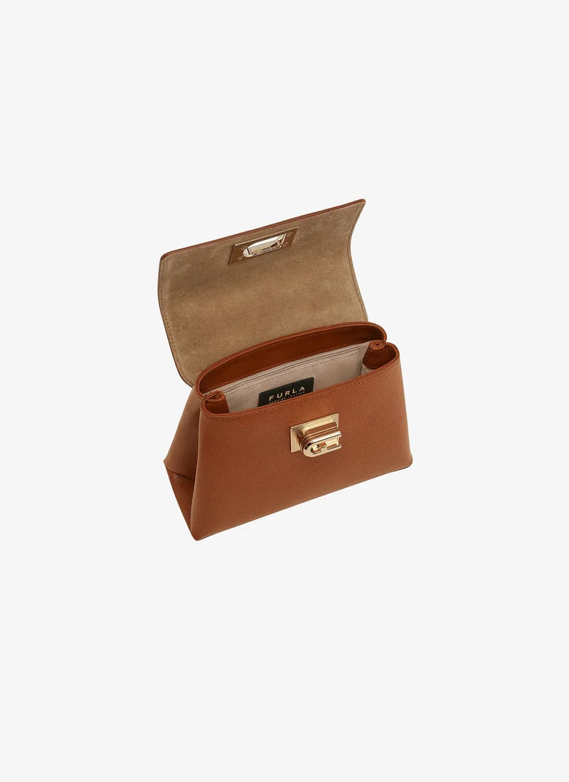 Furla Brown 1927 Cognac Top Handle - Mini for Women | Best Price UAE