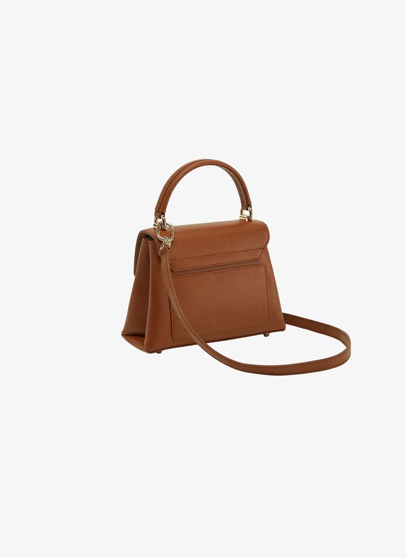 Furla Brown 1927 Cognac Top Handle - Mini for Women | Best Price UAE