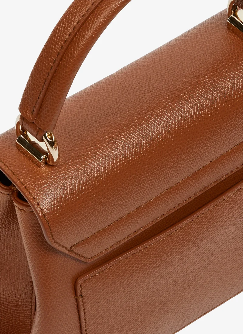 Furla Brown 1927 Cognac Top Handle - Mini for Women | Best Price UAE