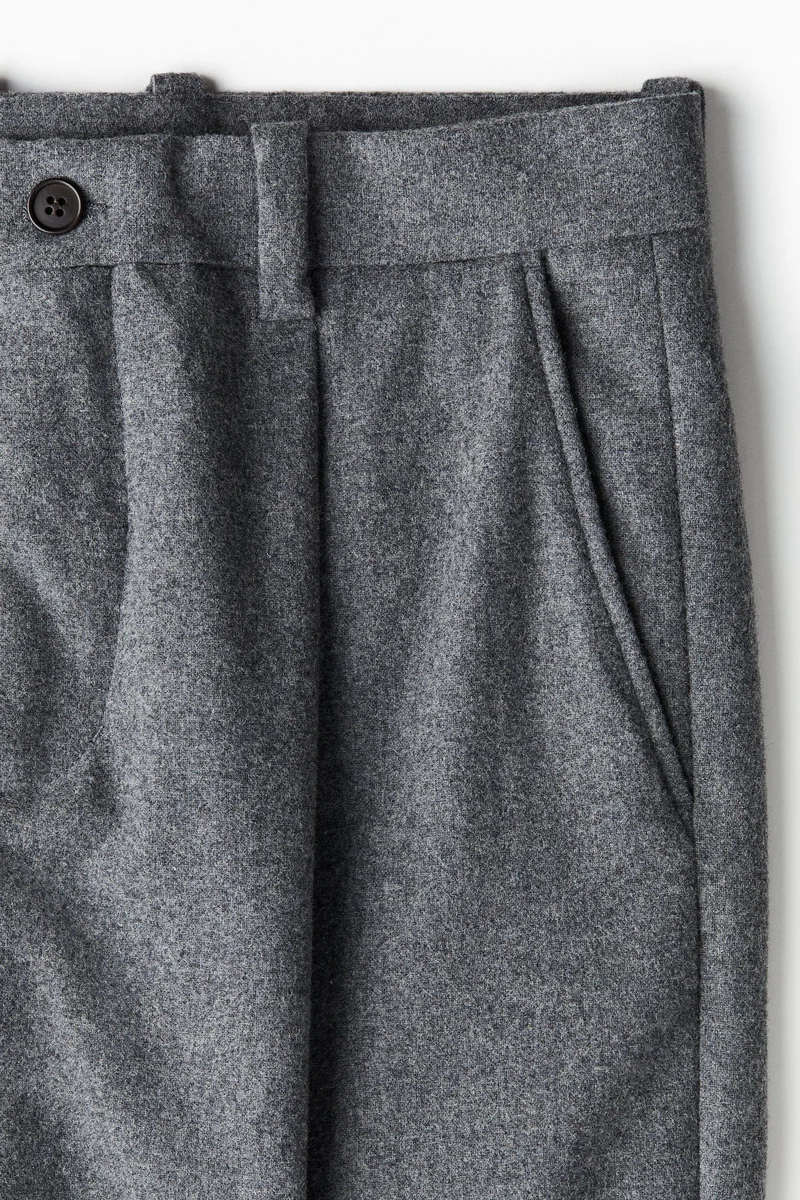 اتش اند ام Regular Fit Felted Trousers