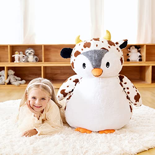 EARTHSOUND Giant Penguin Stuffed Animal Plush ToyLarge Jumbo 23 Big Size Soft ToysCute Huge Fluffy Plushy Oversized Fat PlushieGifts for Kid - Image 5