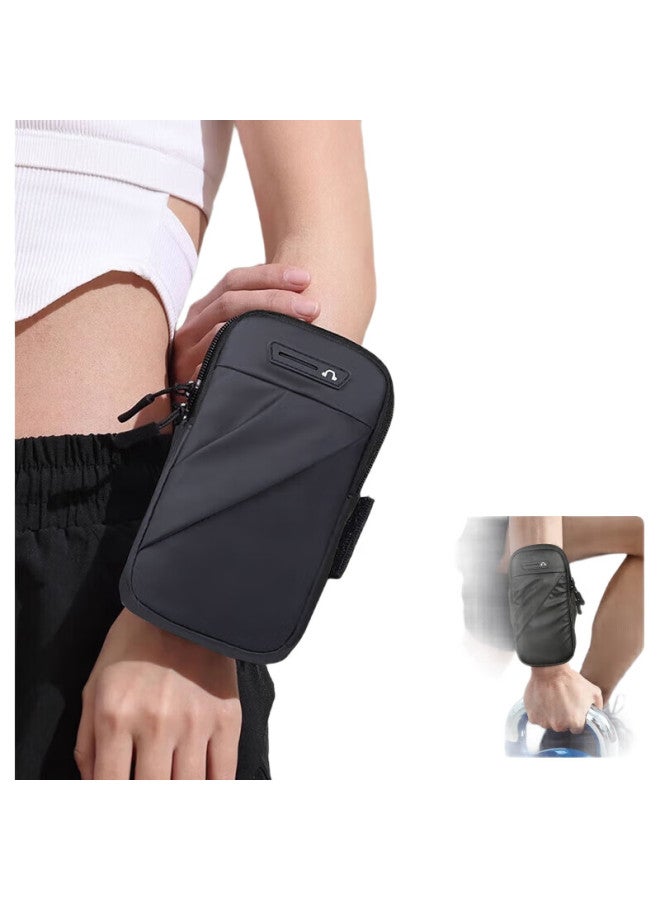 Stiger [Light And Comfortable] Running Armband Phone Holder, Sports Arm Strap, Wrist Pouch, Outdoor Cycling Fitness Equipment, Waterproof Phone Case For Apple, Huawei, Xiaomi, Samsung, Enlarged Size For Men And Women - Image 2