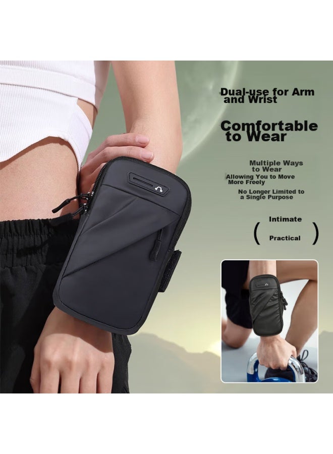 Stiger Running Armband Phone Holder, Sports Arm Strap, Wrist Pouch, Outdoor Cycling Fitness Equipment, Waterproof Phone Case For Apple, Huawei, Xiaomi, Samsung, Enlarged Size For Men And Women - Image 4