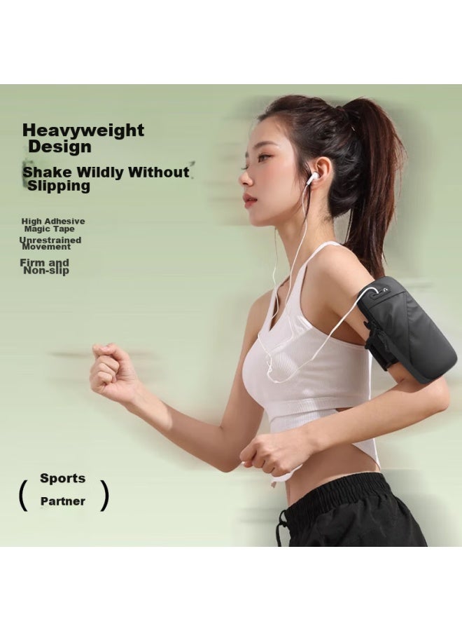 Stiger Running Armband Phone Holder, Sports Arm Strap, Wrist Pouch, Outdoor Cycling Fitness Equipment, Waterproof Phone Case For Apple, Huawei, Xiaomi, Samsung, Enlarged Size For Men And Women - Image 2