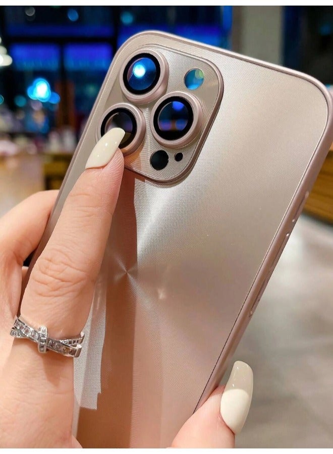 ShebSheb for iPhone 15 Pro Max Case, Glossy Coating Phone Cases with Camera Lens Protector Soft TPU Shockproof Protective Cover - Image 5